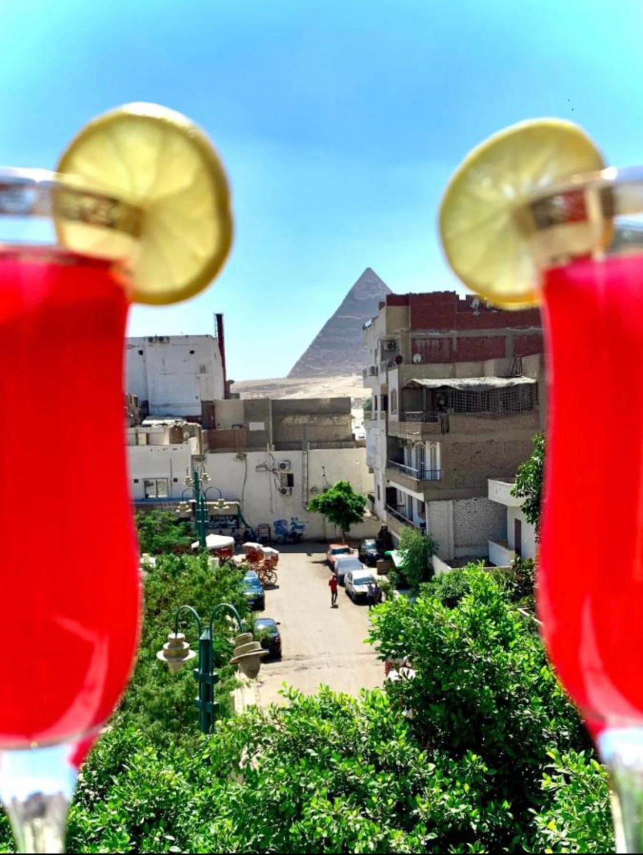 Giza Pyramids View Homestay Kafret el-Gabal Kültér fotó